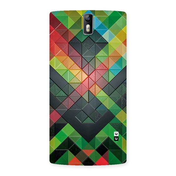 Too Much Colors Pattern Back Case for One Plus One