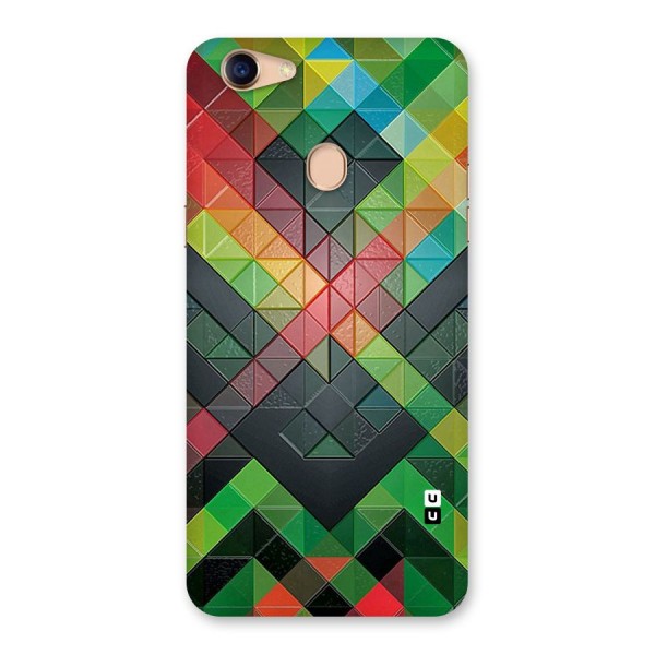 Too Much Colors Pattern Back Case for Oppo F5