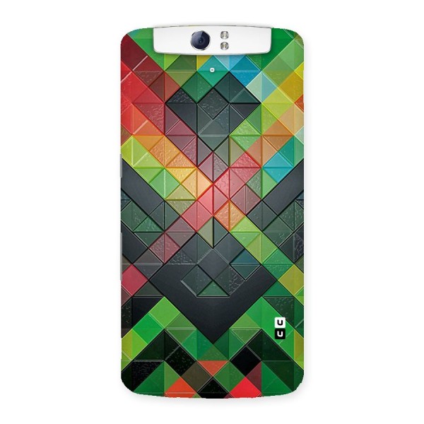 Too Much Colors Pattern Back Case for Oppo N1