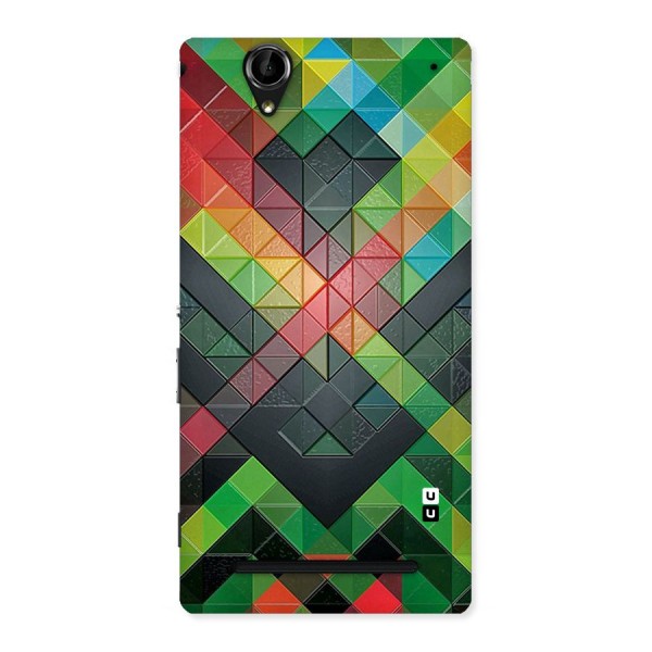 Too Much Colors Pattern Back Case for Sony Xperia T2
