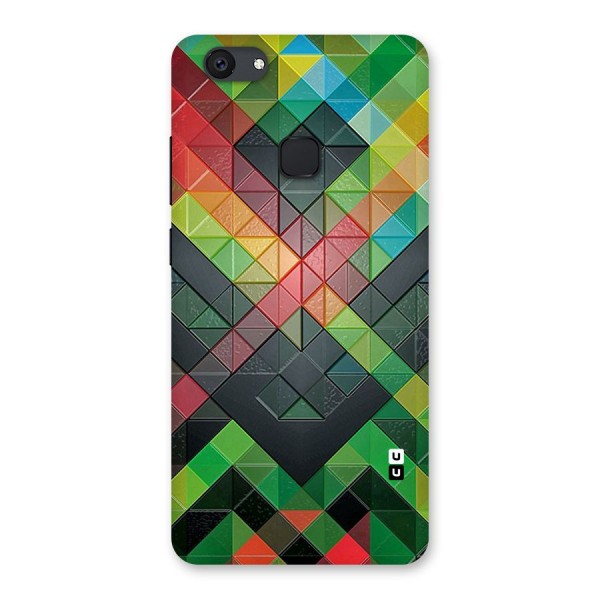Too Much Colors Pattern Back Case for Vivo V7 Plus