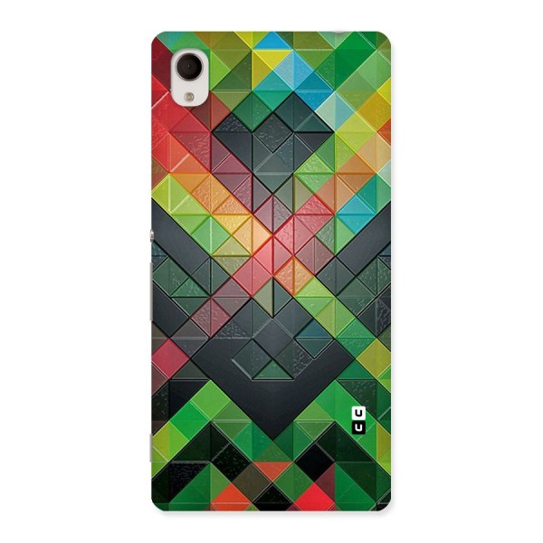 Too Much Colors Pattern Back Case for Xperia M4 Aqua