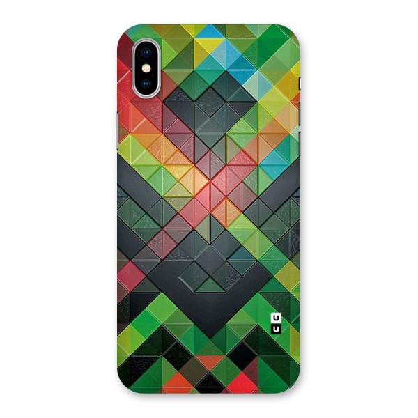 Too Much Colors Pattern Back Case for iPhone X