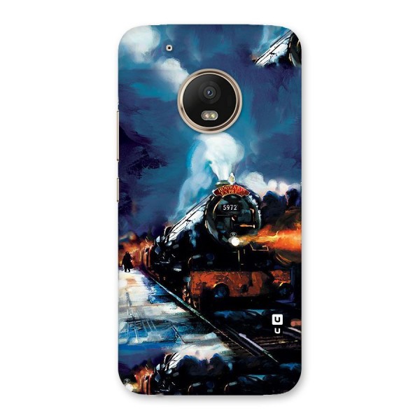 Train Art Back Case for Moto G5 Plus