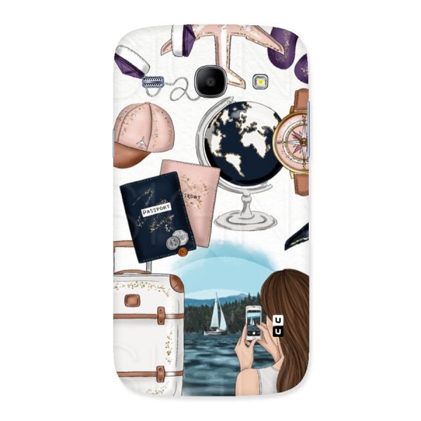 Travel Diaries Back Case for Galaxy Core