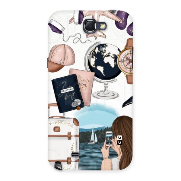 Travel Diaries Back Case for Galaxy Note 2