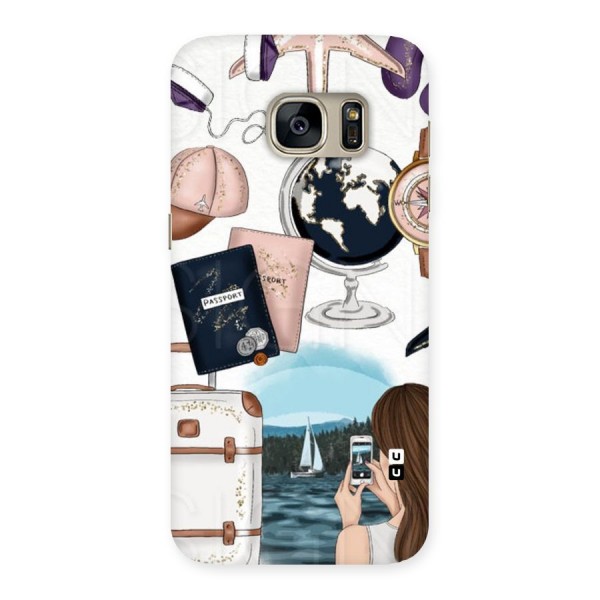 Travel Diaries Back Case for Galaxy S7