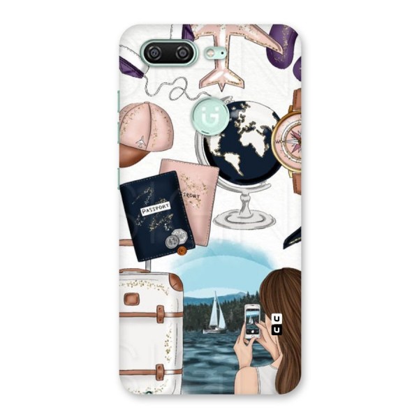 Travel Diaries Back Case for Gionee S10
