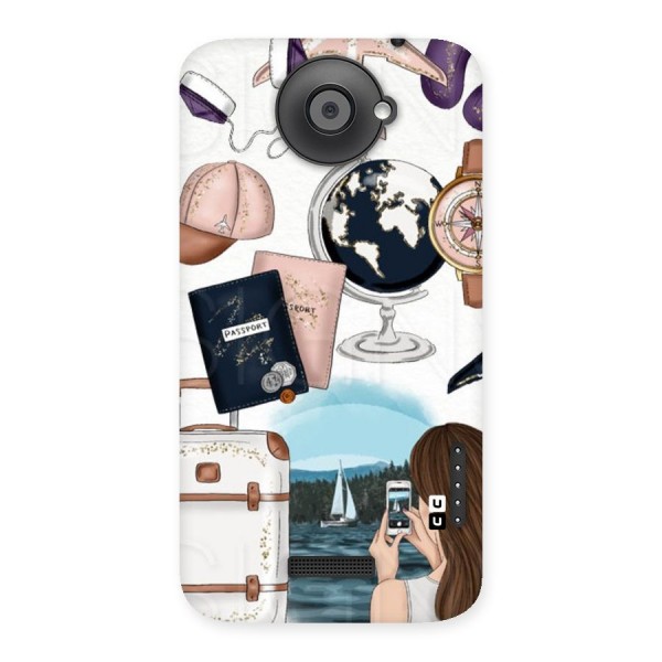 Travel Diaries Back Case for HTC One X