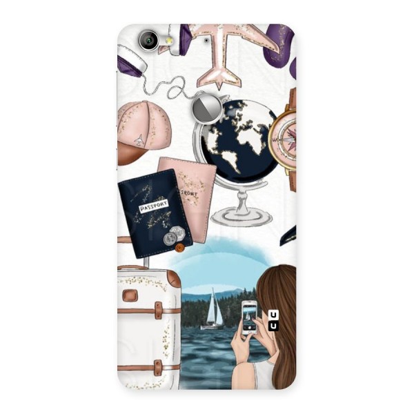 Travel Diaries Back Case for LeTV Le 1s