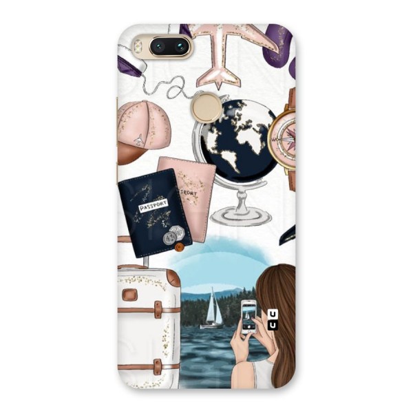 Travel Diaries Back Case for Mi A1