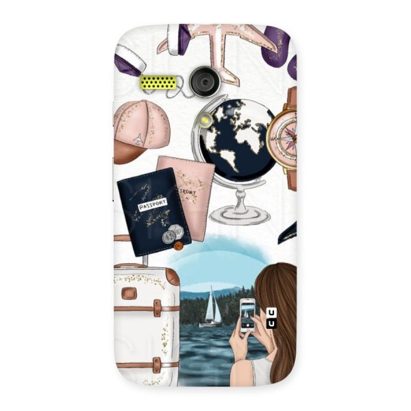 Travel Diaries Back Case for Moto G