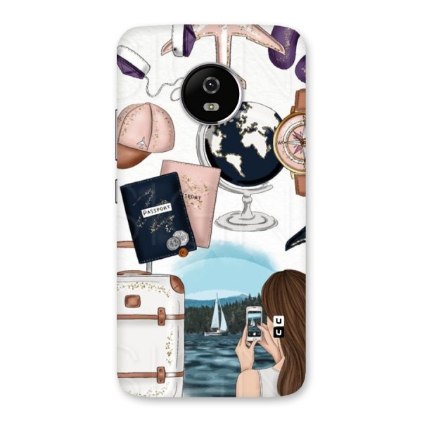 Travel Diaries Back Case for Moto G5