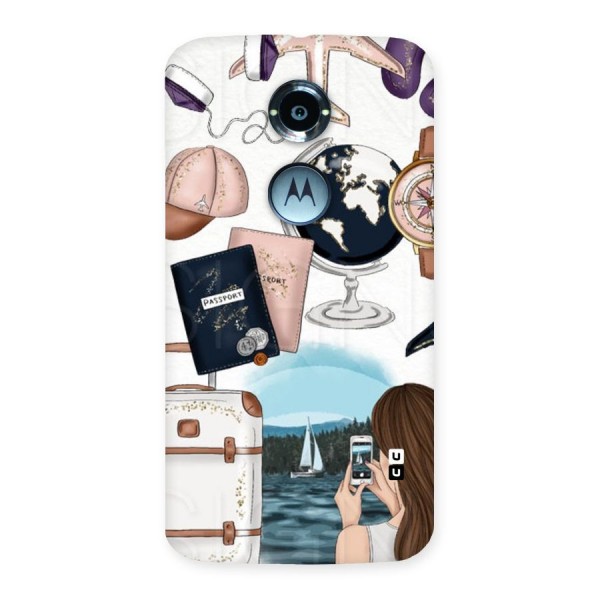 Travel Diaries Back Case for Moto X 2nd Gen