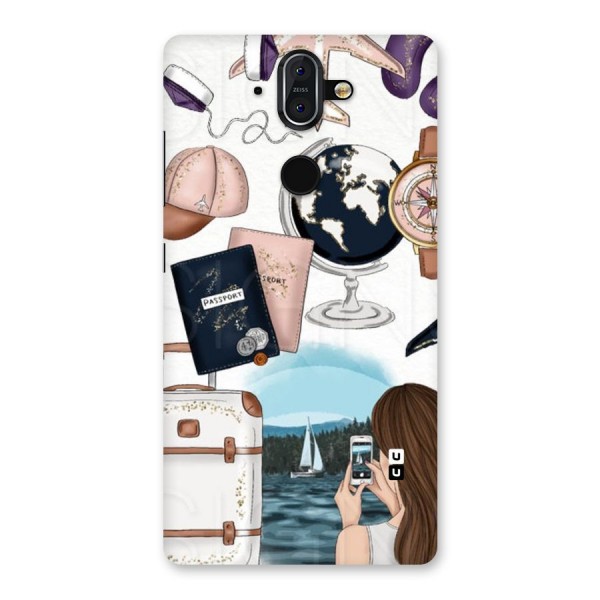 Travel Diaries Back Case for Nokia 8 Sirocco