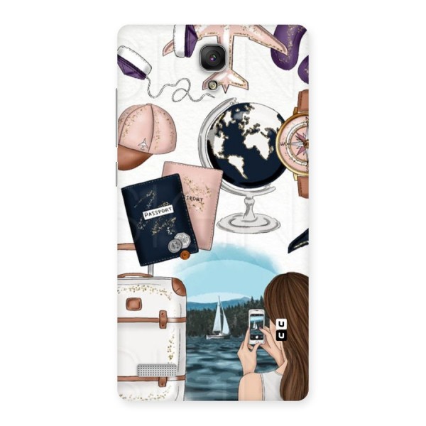 Travel Diaries Back Case for Redmi Note