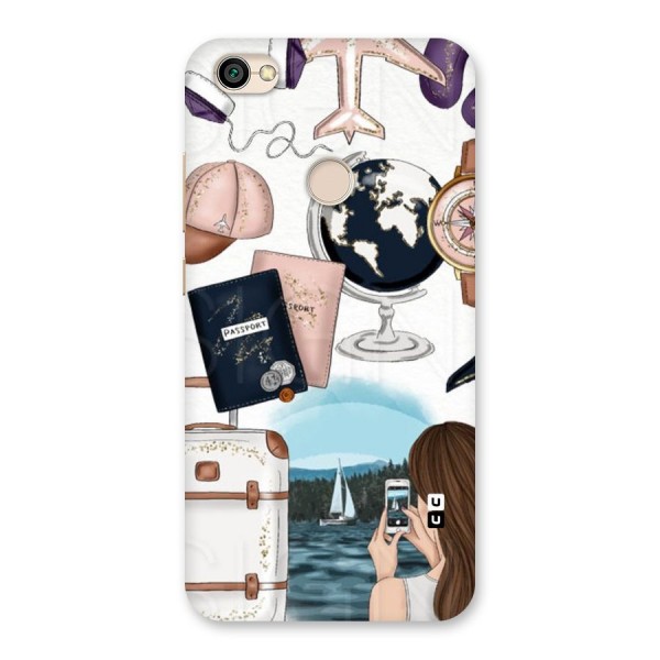 Travel Diaries Back Case for Redmi Y1 2017