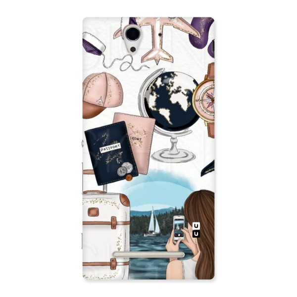 Travel Diaries Back Case for Sony Xperia C3