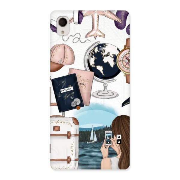 Travel Diaries Back Case for Sony Xperia M4