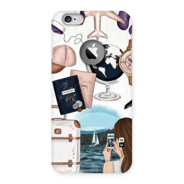Travel Diaries Back Case for iPhone 6 Logo Cut