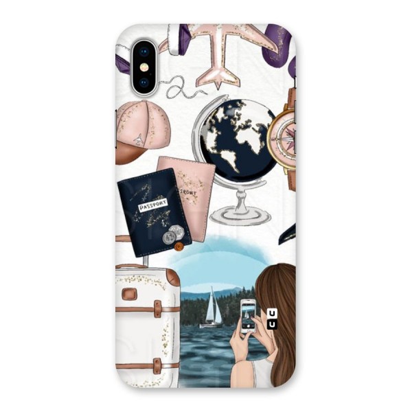 Travel Diaries Back Case for iPhone X