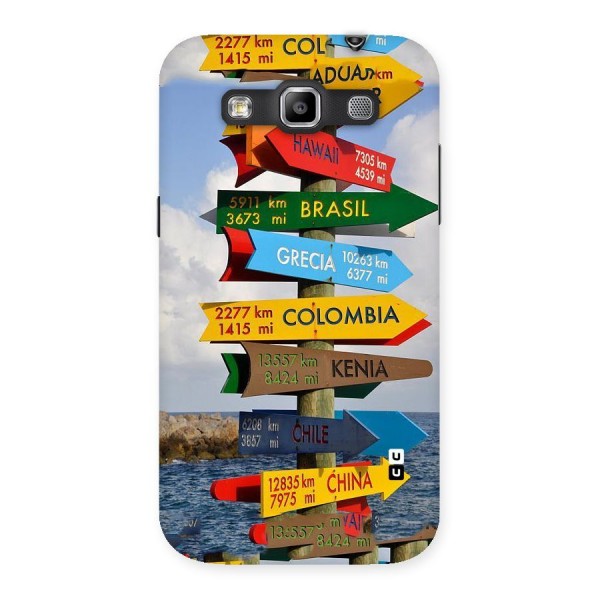 Travel Directions Back Case for Galaxy Grand Quattro