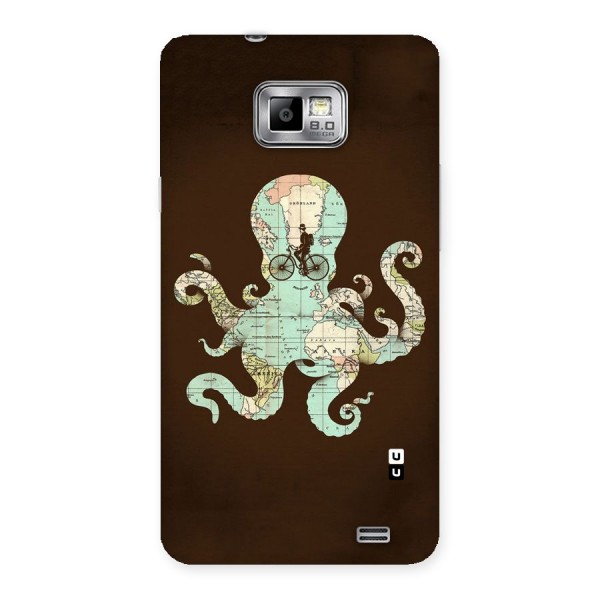 Travel Octopus Back Case for Galaxy S2