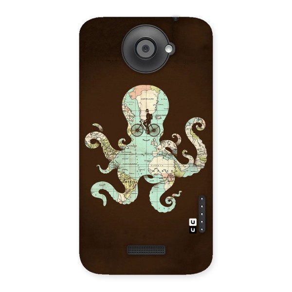 Travel Octopus Back Case for HTC One X