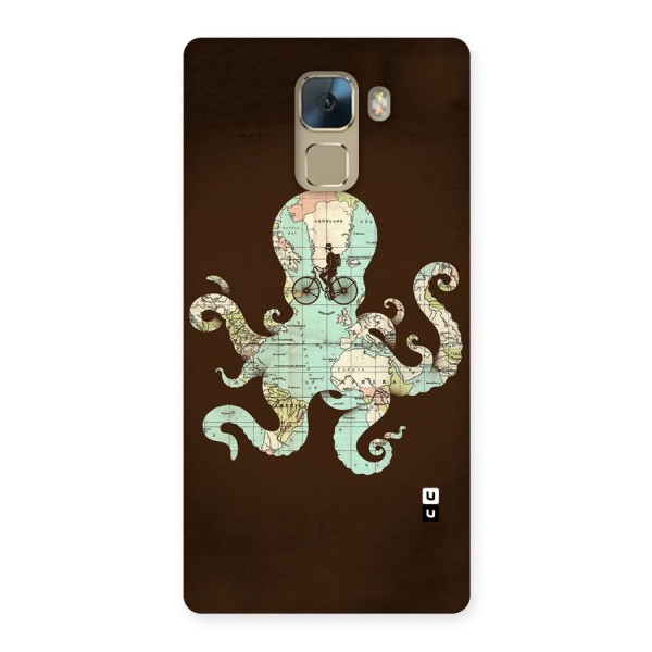 Travel Octopus Back Case for Huawei Honor 7