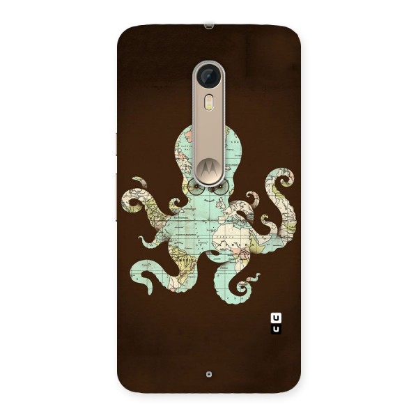 Travel Octopus Back Case for Motorola Moto X Style