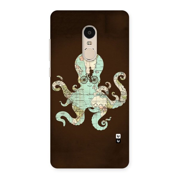 Travel Octopus Back Case for Xiaomi Redmi Note 4