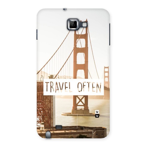 Travel Often Back Case for Galaxy Note