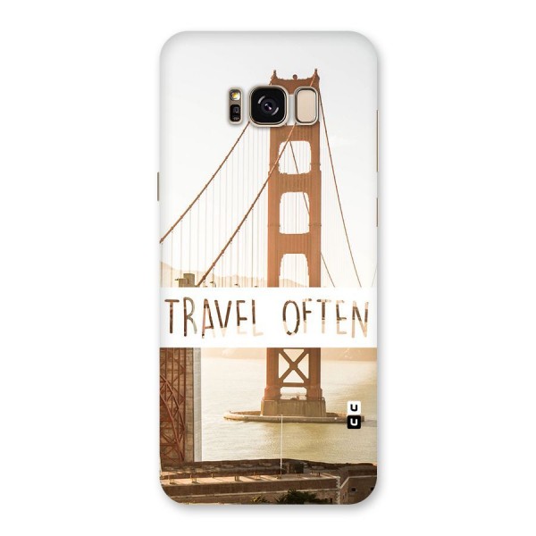 Travel Often Back Case for Galaxy S8 Plus