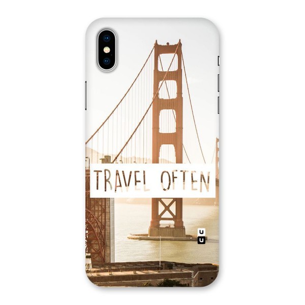 Travel Often Back Case for iPhone X