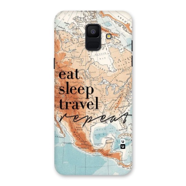 Travel Repeat Back Case for Galaxy A6 (2018)
