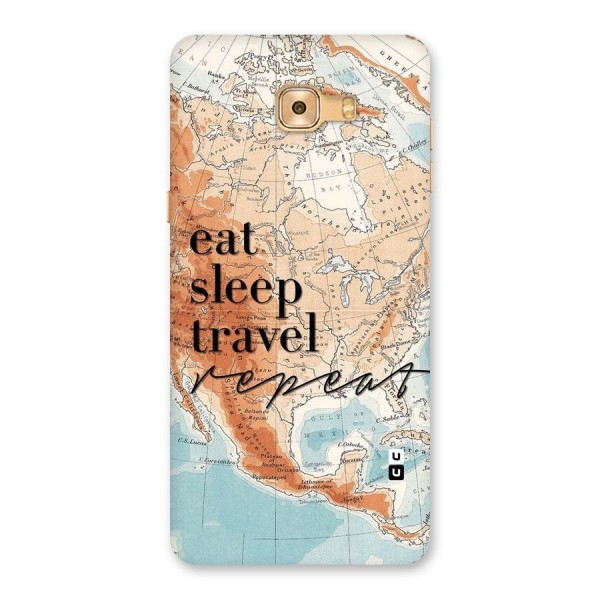 Travel Repeat Back Case for Galaxy C9 Pro