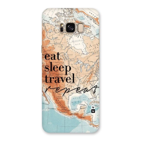 Travel Repeat Back Case for Galaxy S8 Plus