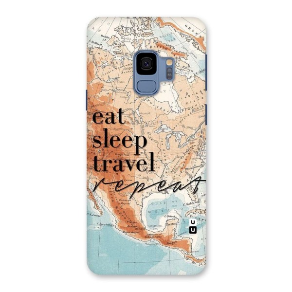 Travel Repeat Back Case for Galaxy S9