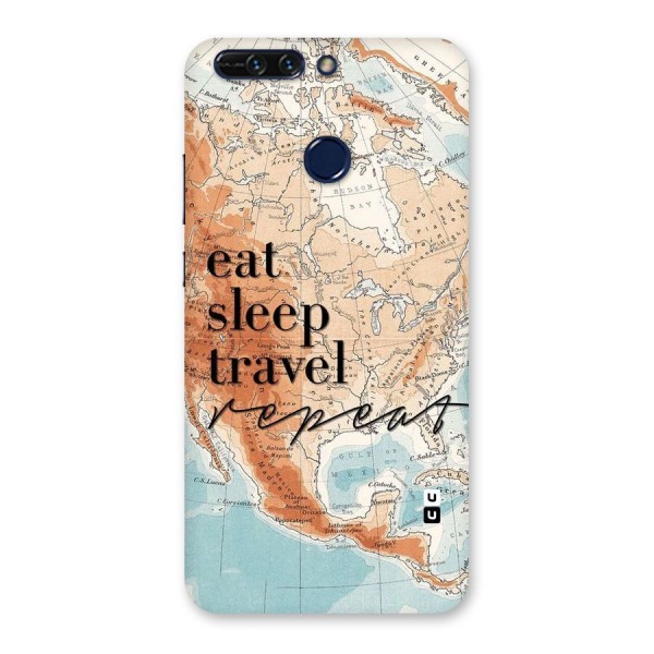 Travel Repeat Back Case for Honor 8 Pro
