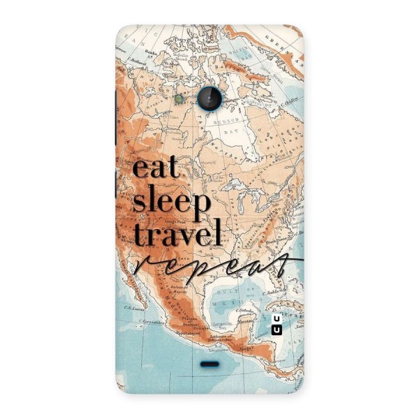 Travel Repeat Back Case for Lumia 540