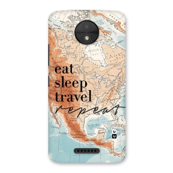 Travel Repeat Back Case for Moto C