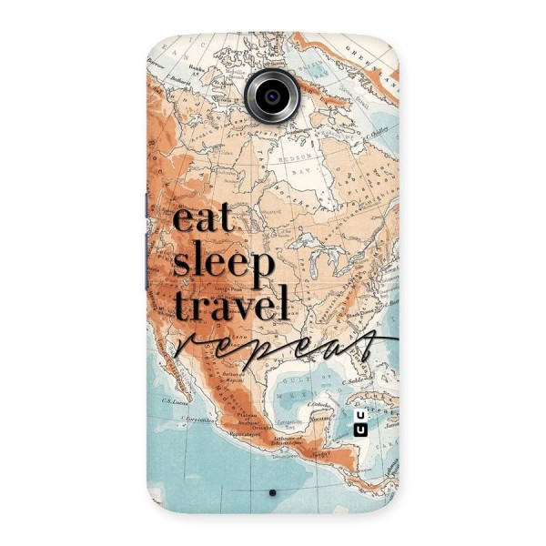 Travel Repeat Back Case for Nexsus 6