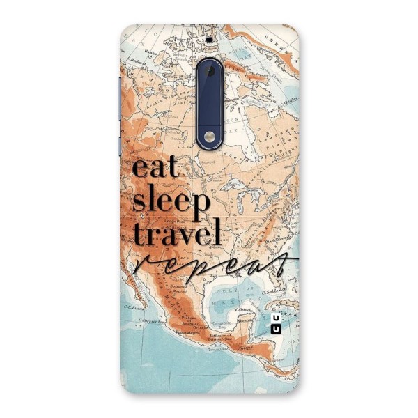 Travel Repeat Back Case for Nokia 5