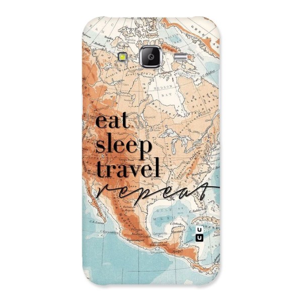 Travel Repeat Back Case for Samsung Galaxy J5
