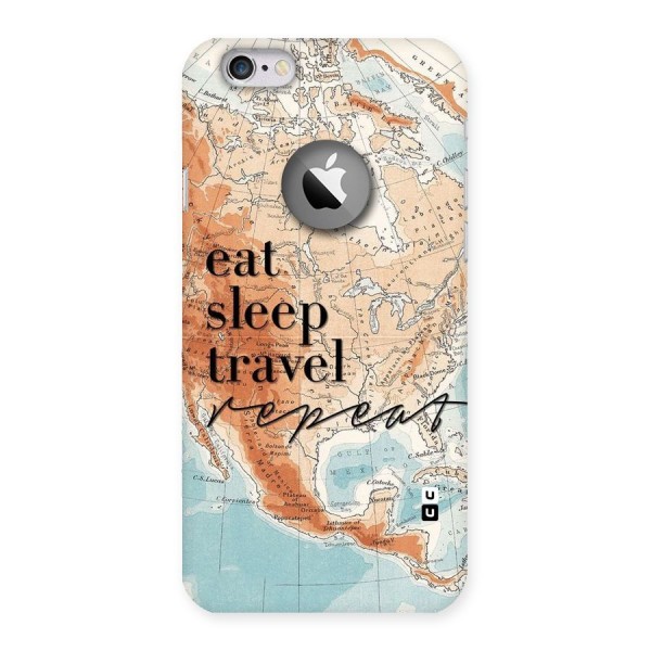 Travel Repeat Back Case for iPhone 6 Logo Cut