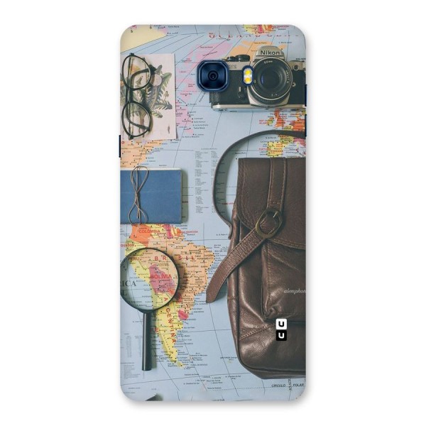 Travel Requisites Back Case for Galaxy C7 Pro