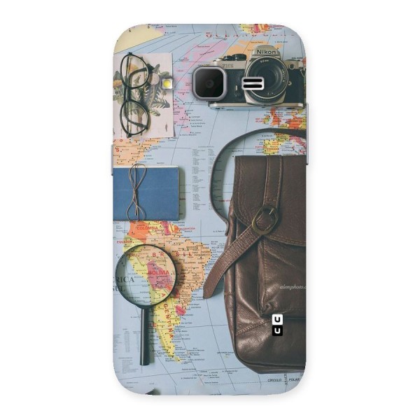 Travel Requisites Back Case for Galaxy Core Prime