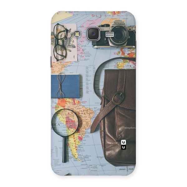 Travel Requisites Back Case for Galaxy J7