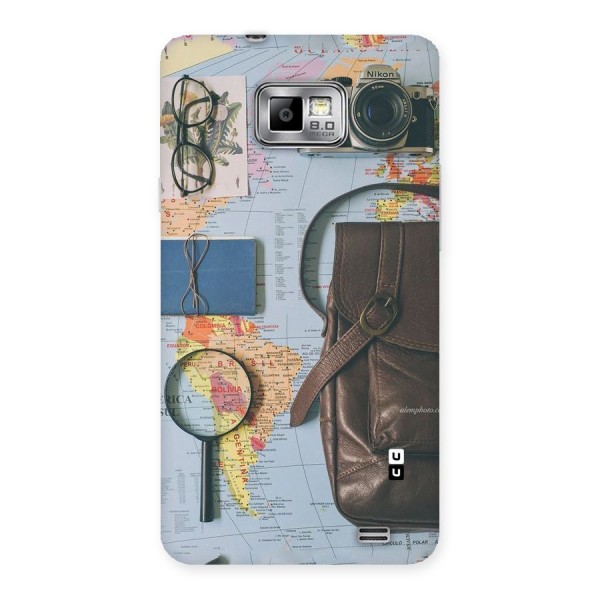 Travel Requisites Back Case for Galaxy S2