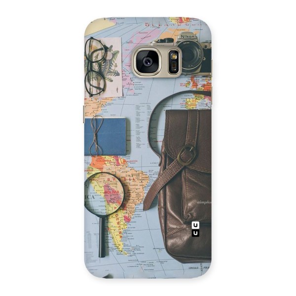 Travel Requisites Back Case for Galaxy S7